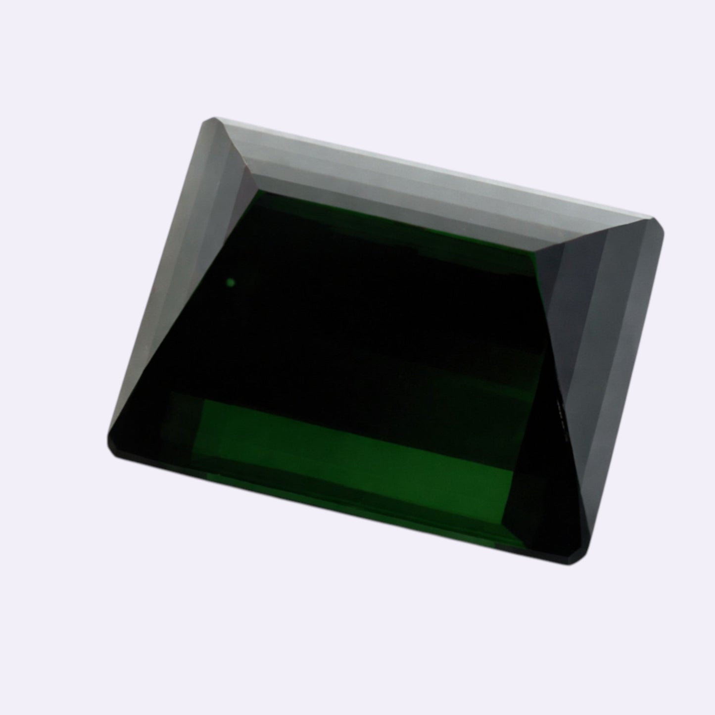 Natürlicher Turmalin – 10,77 ct | Square Cut | Tiefgrün