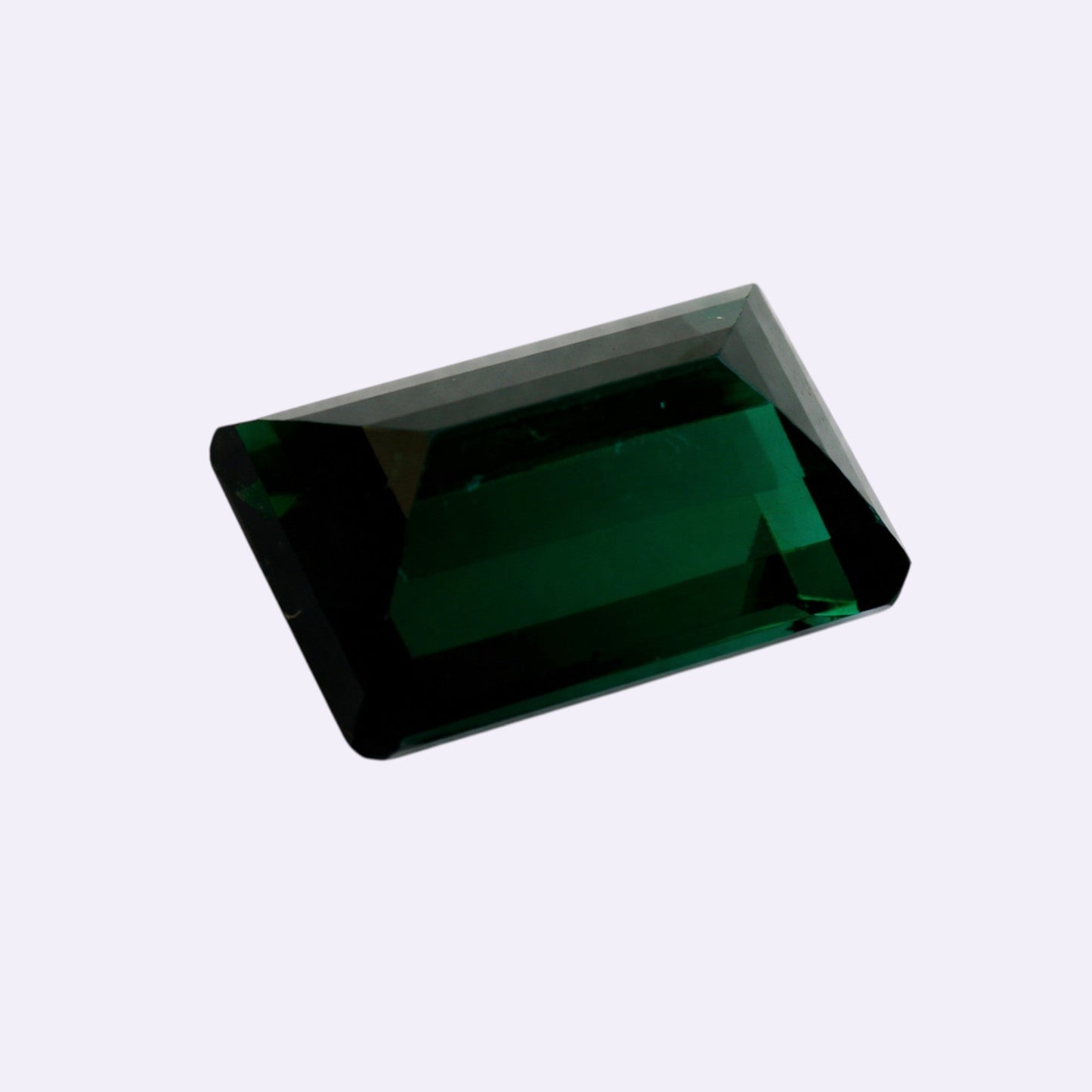 Natürlicher Turmalin – 8,74 ct | Rechteckiger Step Cut | Tiefgrün