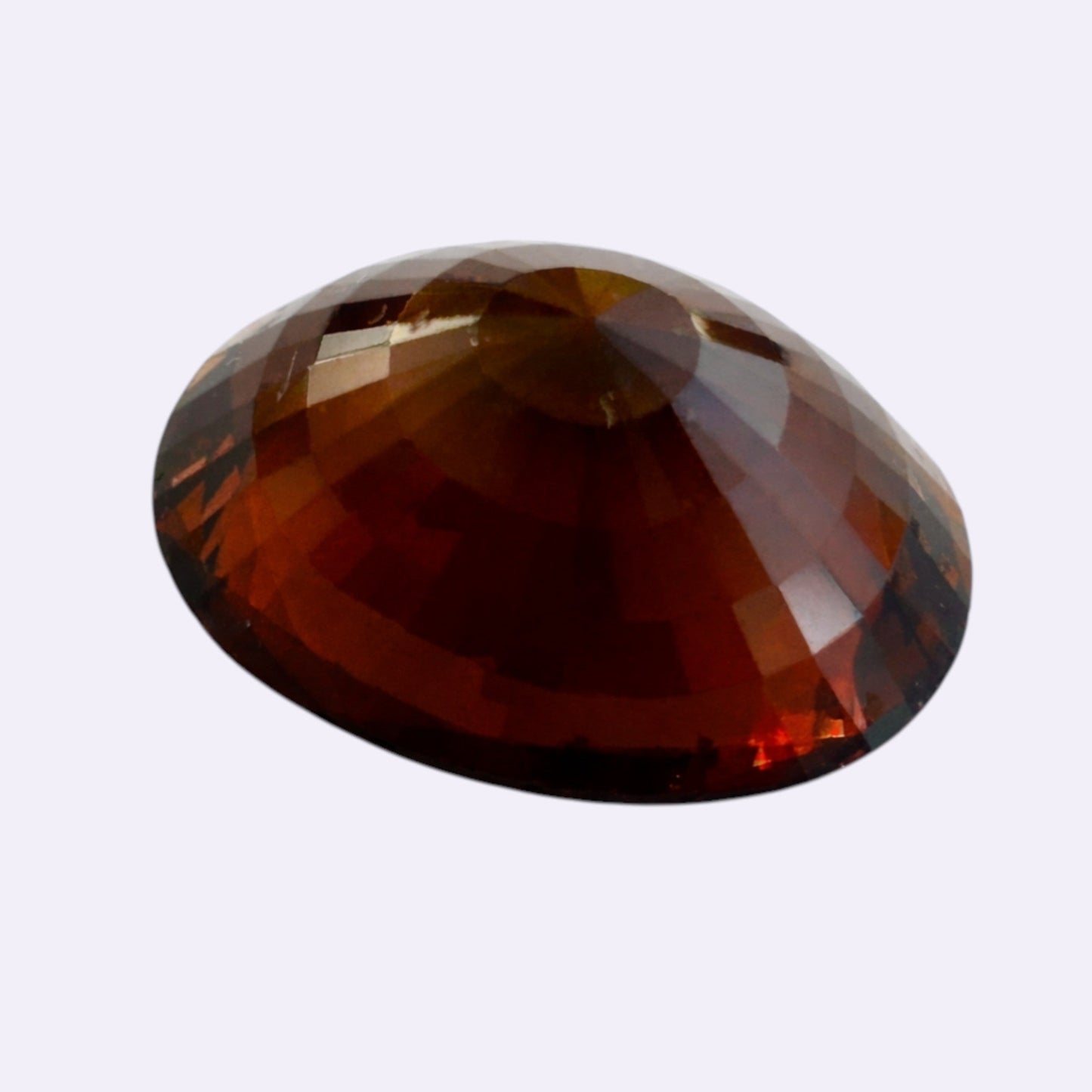Natürlicher Turmalin – 8,61 ct | Oval | Fancy Color (Rotbraun-Bernstein-Honigfarben)