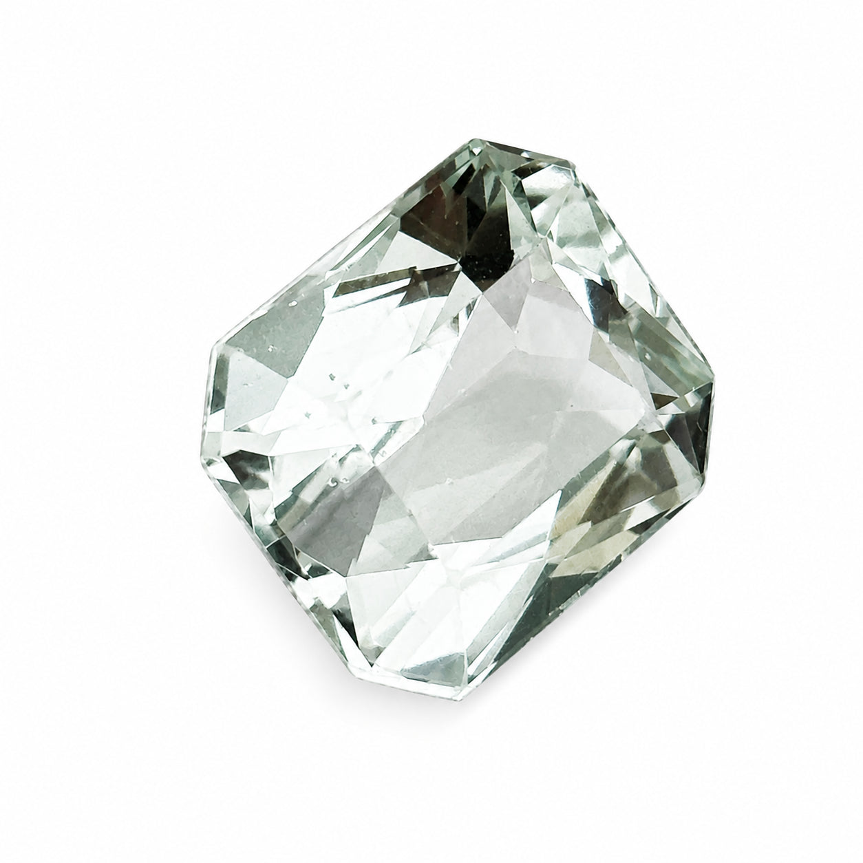 Natürlicher Aquamarin - 5,46 ct | Smaragdschliff | Hellgrün