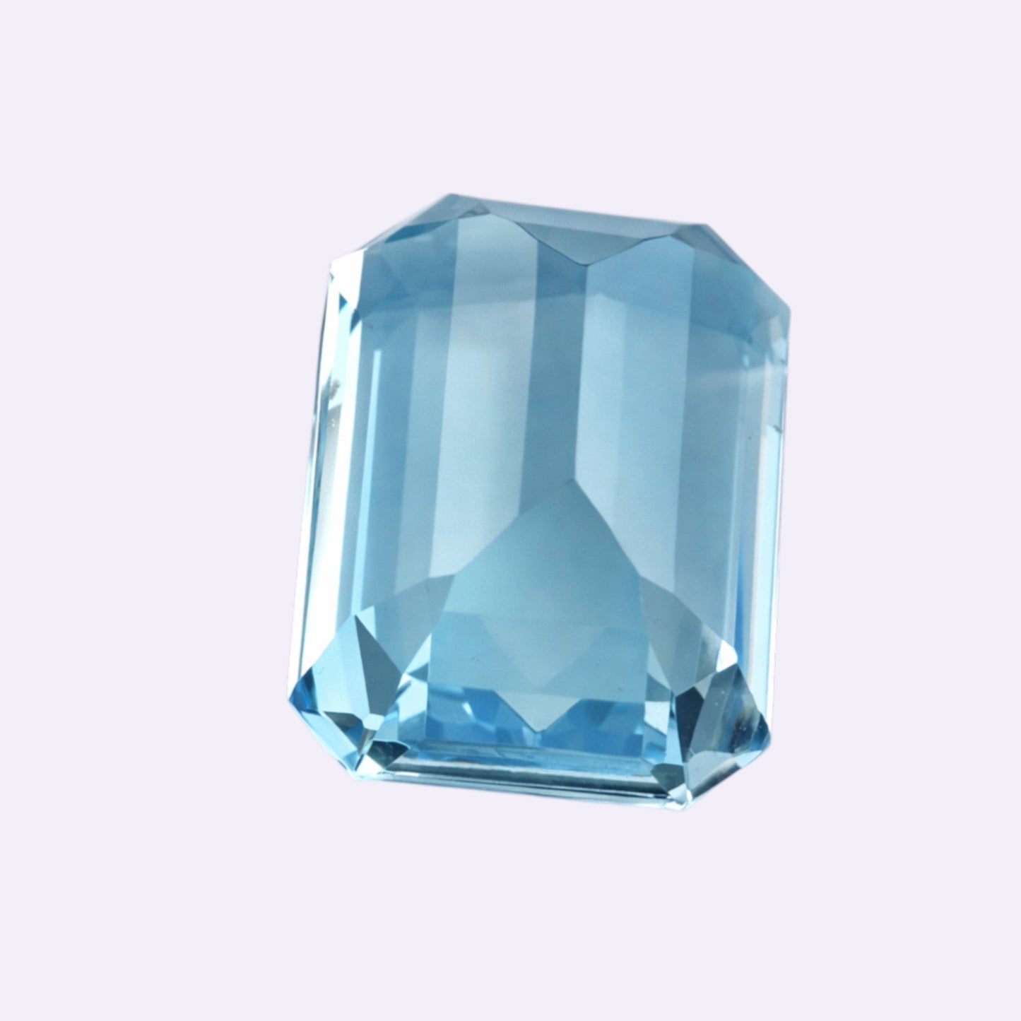 Natürlicher Aquamarin - 7,72 ct | Emerald Cut | Blau