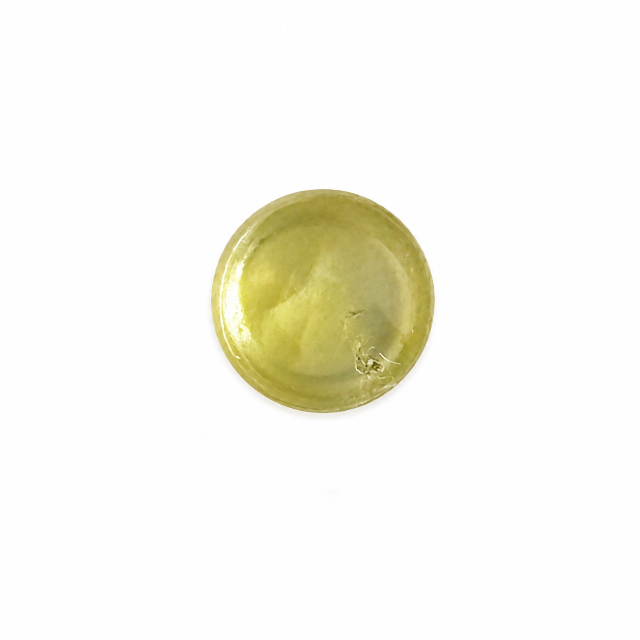 Natürliches Chrysoberyll-Katzenauge – 1,11 ct | Rund Cabochon | Honiggelb