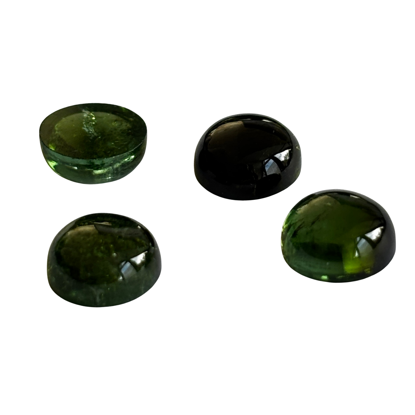 Natürlicher Turmalin – ca. 1,35 ct | Cabochon rund | Grün