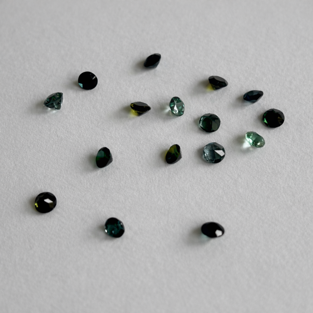 Natürlicher Turmalin – 3,5-4 mm | Rund | Verschiedene Farben (Dieser Artikel wird einzeln verkauft)