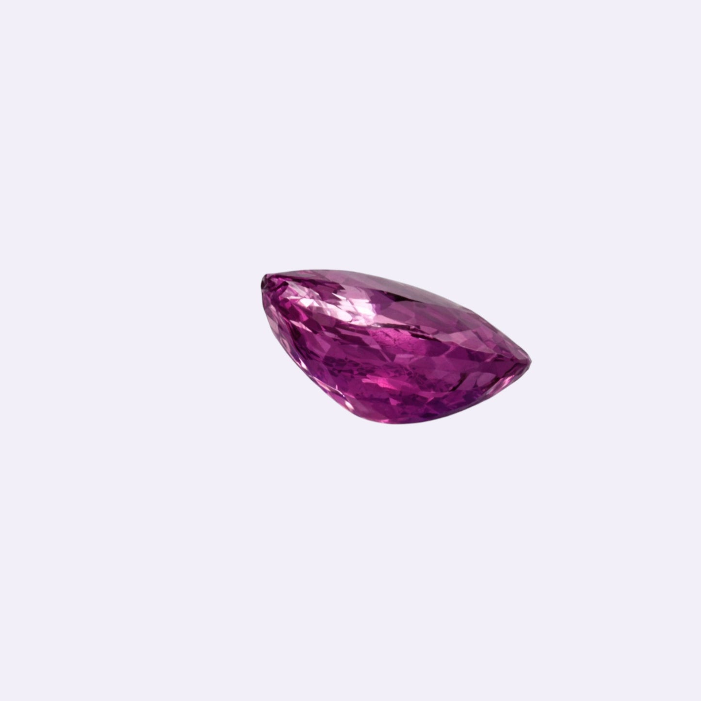 Natürlicher Saphir – 0,39 ct | Rund facettiert | Rosa