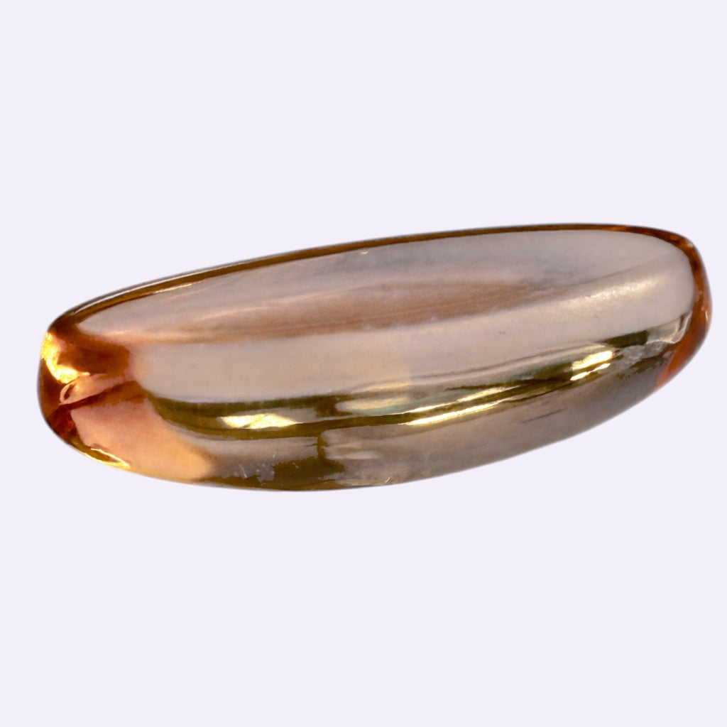 Natürlicher Citrin – ca. 2,80 ct | Oval Cabochon | Orange