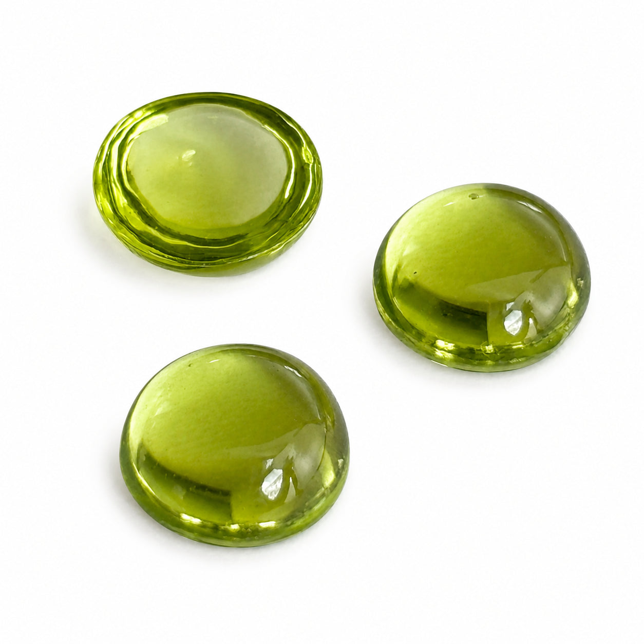 Natürlicher Peridot - ca. 1,90 ct | Round Cabochon | Hellgrün
