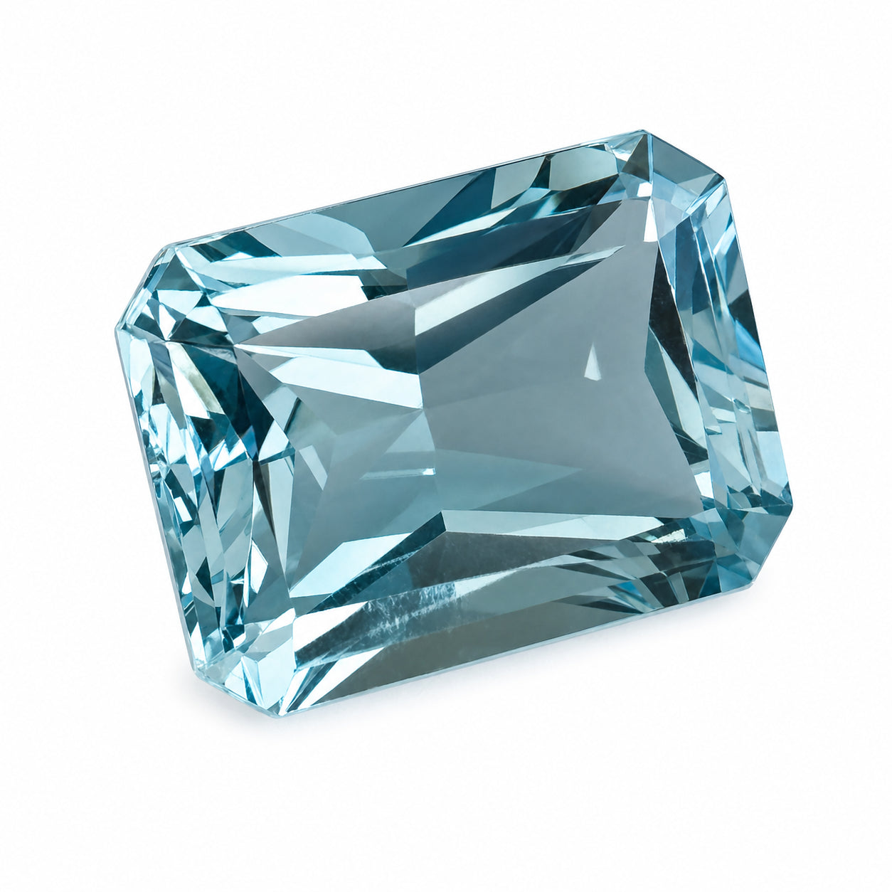 Natürlicher Topas - 27,68 ct | Oktagon facettiert | Blau