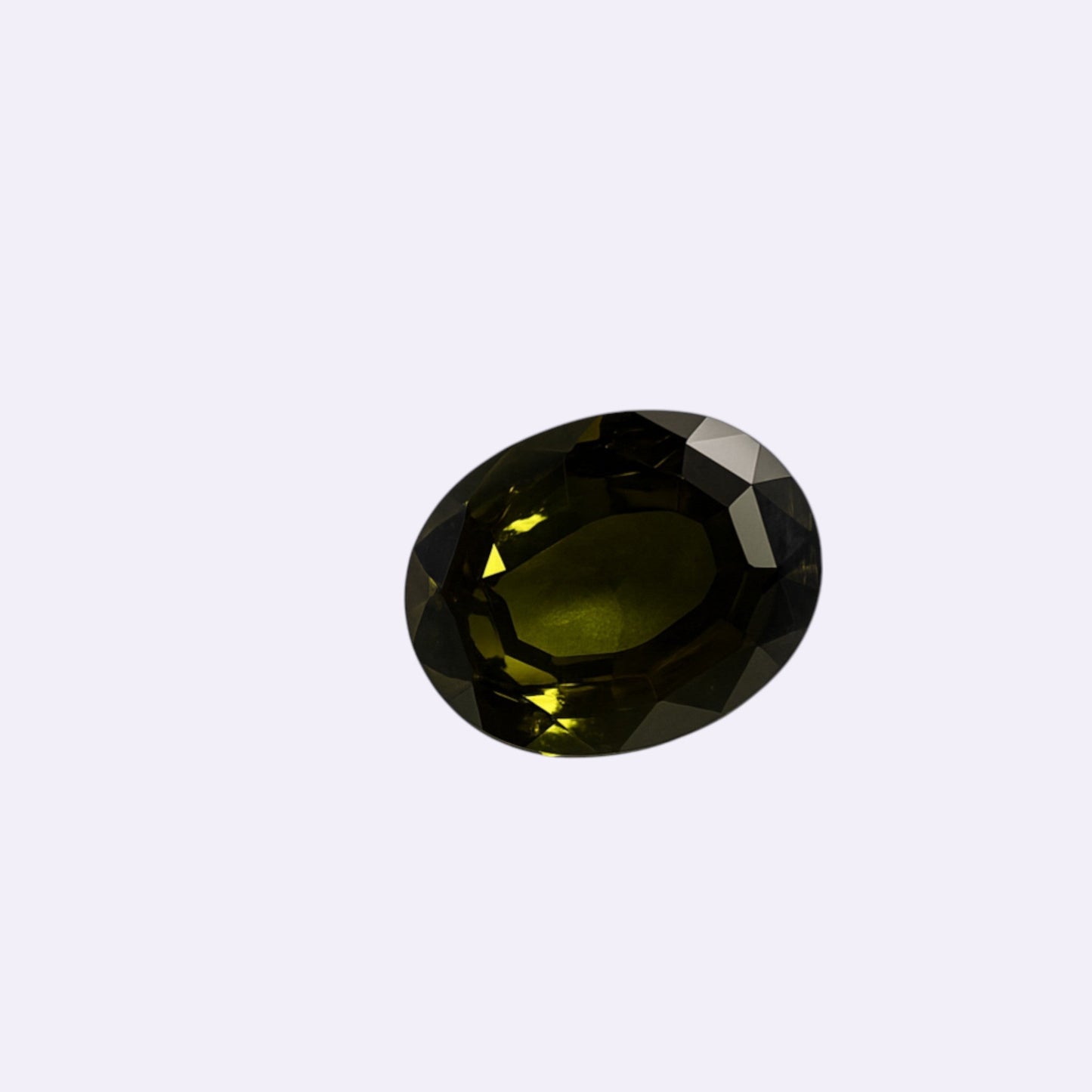 Natürlicher Turmalin – 2,58 ct | Oval facettiert | Gelblich-Grün