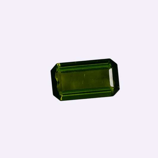 Natürlicher Turmalin – 1,59 ct | Rechteckiger Step Cut | Hellgrün