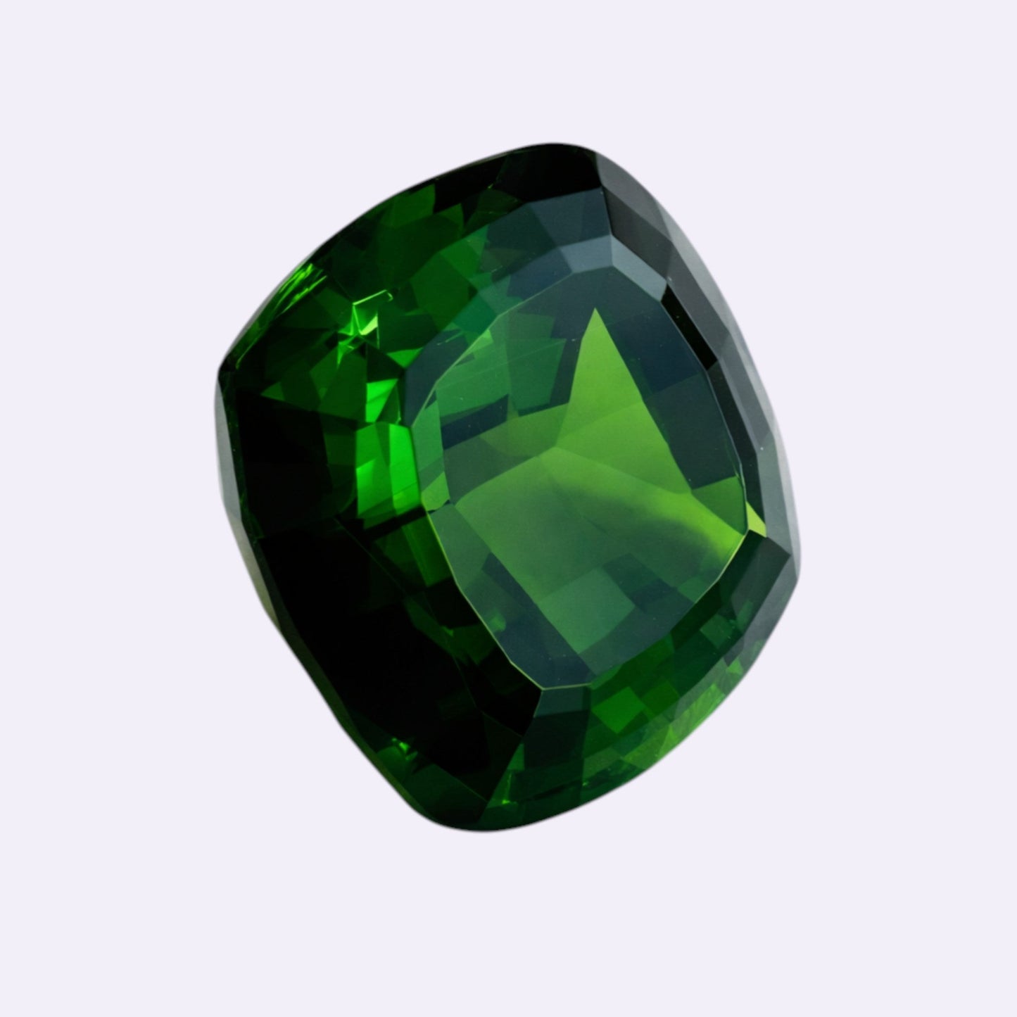 Natürlicher Turmalin - 10,36 ct | Square Cut | Tiefgrün