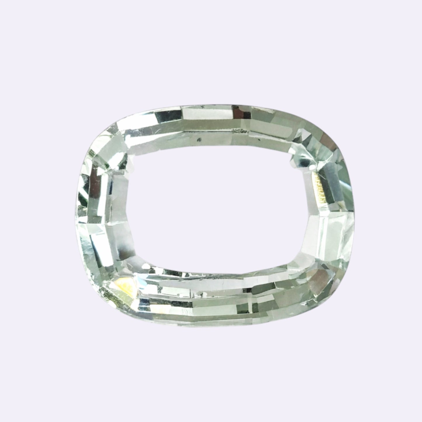 Natürlicher Aquamarin - 8,31 ct | Abgerundetes Rechteck | Bläulich
