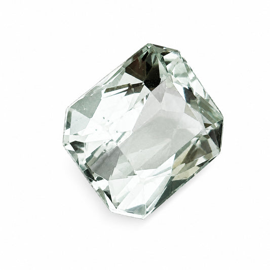 Natürlicher Aquamarin - 5,46 ct | Smaragdschliff | Hellgrün