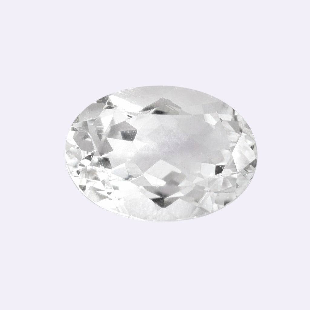 Natürlicher Aquamarin - 11,33 ct | Oval | Bläulich