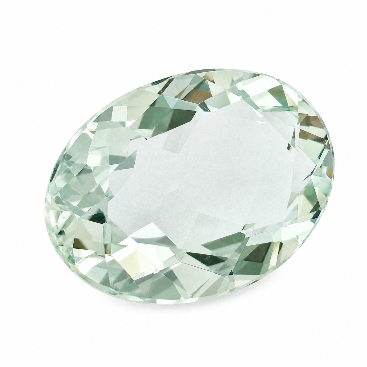 Natürlicher Aquamarin - 10,36 ct | Oval | Bläulich