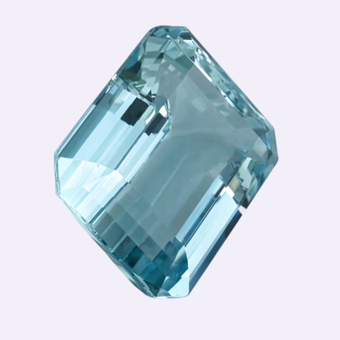 Natürlicher Aquamarin - 32,71 ct | Emerald Cut | Tief Blau