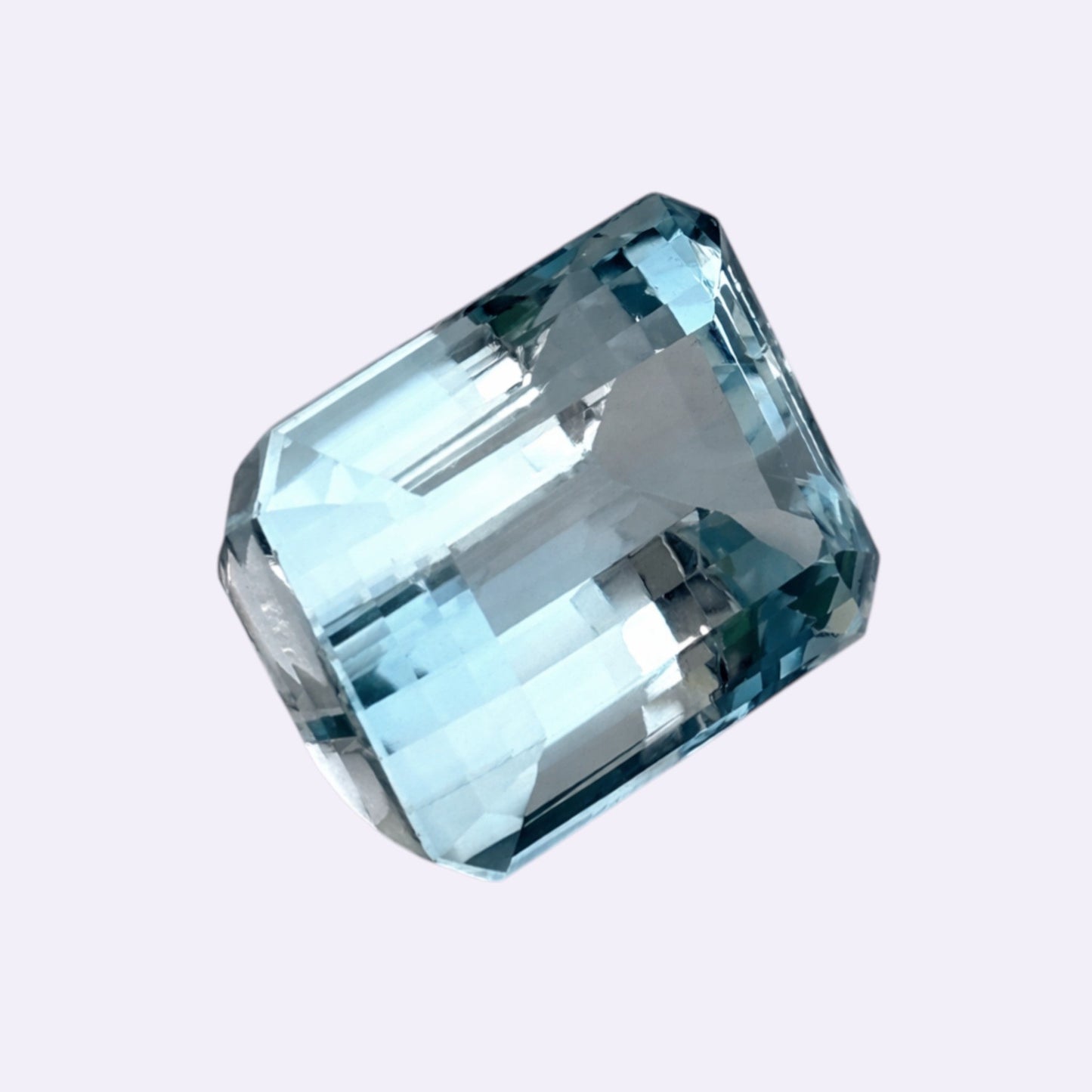 Natürlicher Aquamarin - 25,42 ct | Emerald Cut | Intensiv Blau