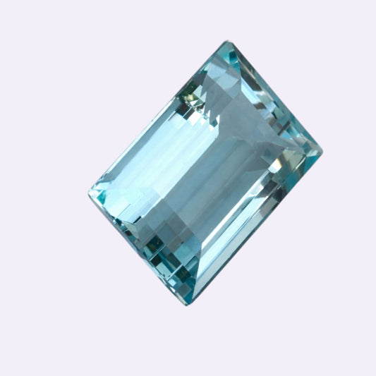 Natürlicher Aquamarin - 8,50 ct | Square Cut | Blau