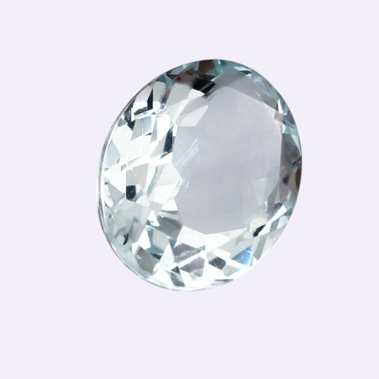 Natürlicher Aquamarin - 7,59 ct | Oval | Hellblau