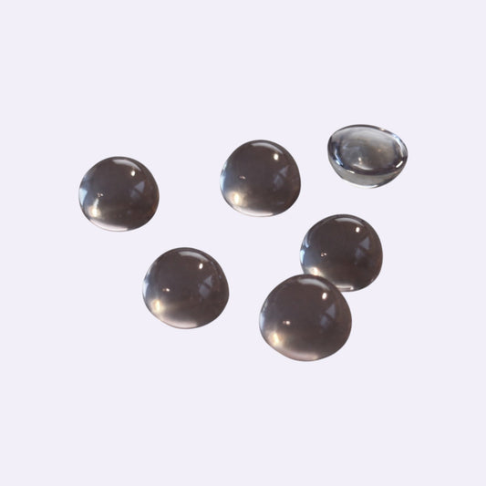 Natürlicher Rosenquarz - ca. 0,85 ct | Round Cabochon | Rosa