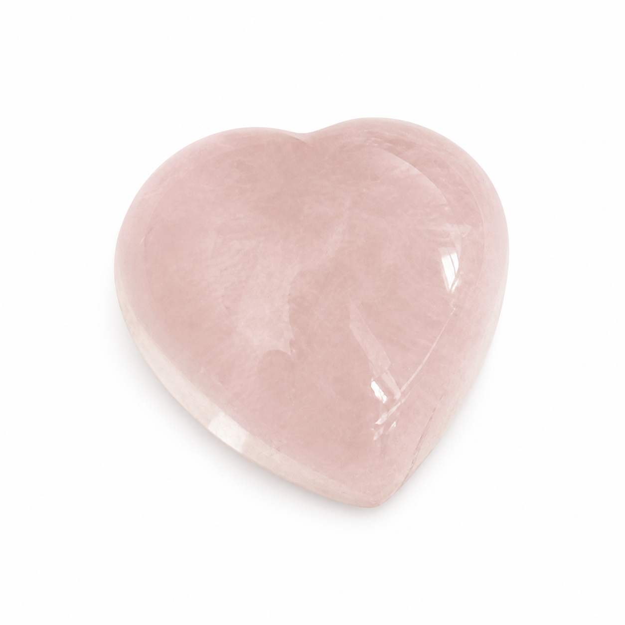 Natürlicher Rosenquarz - 4,7 ct | Herz-Cabochon | Rosa