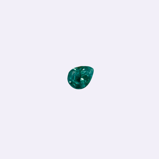Natürlicher Zirkon - 2,58 ct | Tropfen facettiert | Intensiv Blau