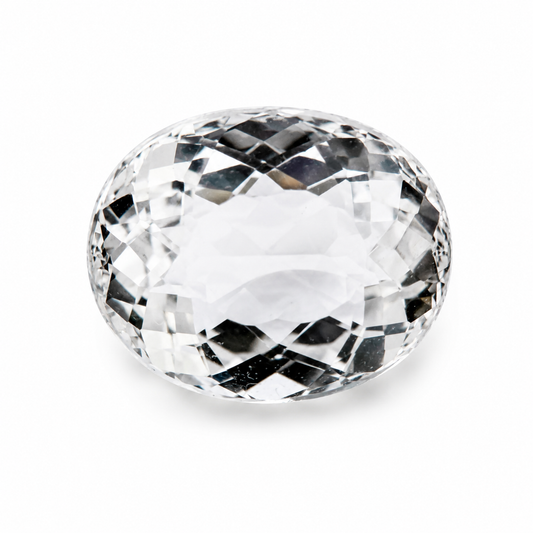 Natürlicher Goshenit - 3,85 ct | Oval | Farblos