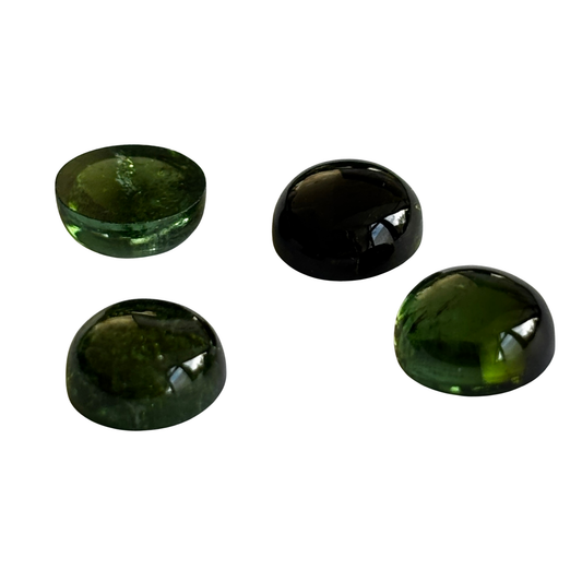 Natürlicher Turmalin – ca. 1,35 ct | Cabochon rund | Grün