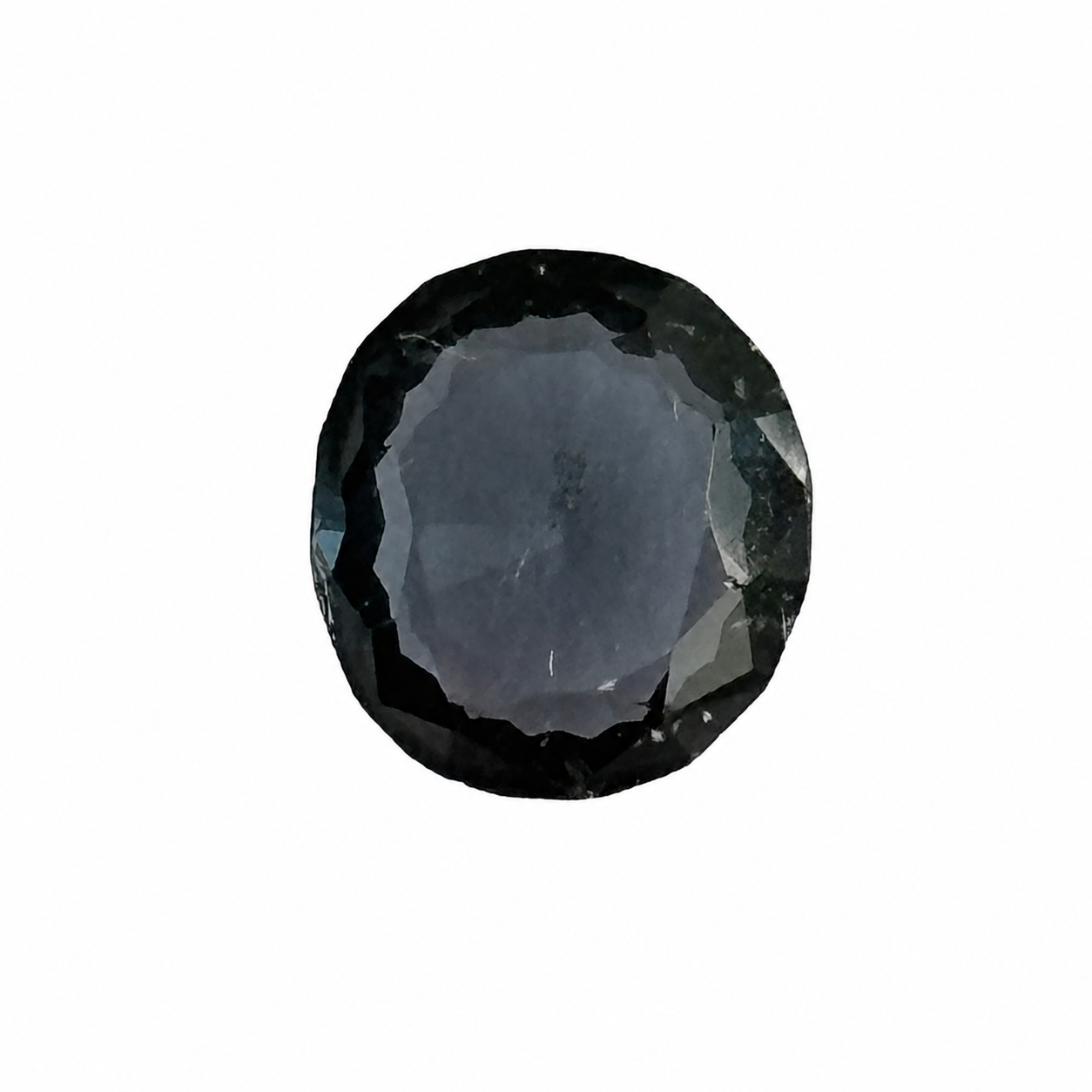 Natürlicher Farbwechsel Spinell, rund Mixed Cut, 1,85 ct, zertifizierter Edelstein für hochwertigen Schmuck, Detailaufnahme.