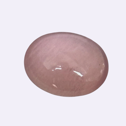 Natürlicher Rosenquarz - 9,05 ct | Oval Cabochon | Rosé