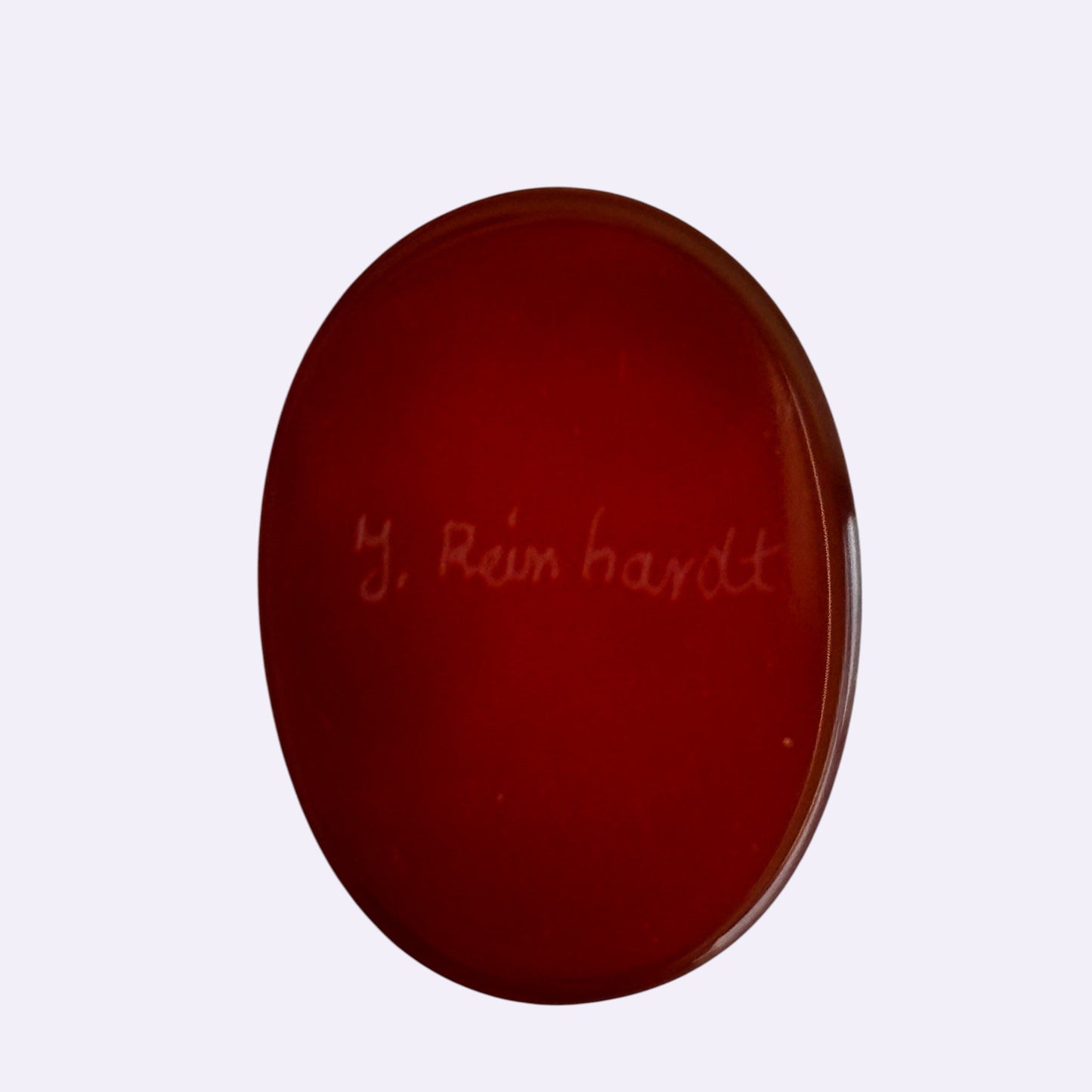 Gemme Lagenstein „Frauenkopf“ oval – 14 × 19 mm Künstler: Jürgen Reinhardt