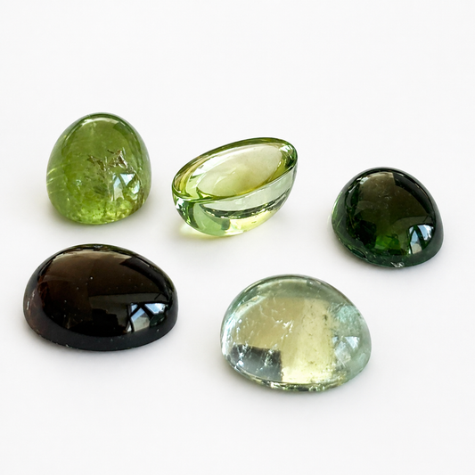 Natürlicher Turmalin  - ca. 3,50 ct | Oval Cabochon | Diverse Farben