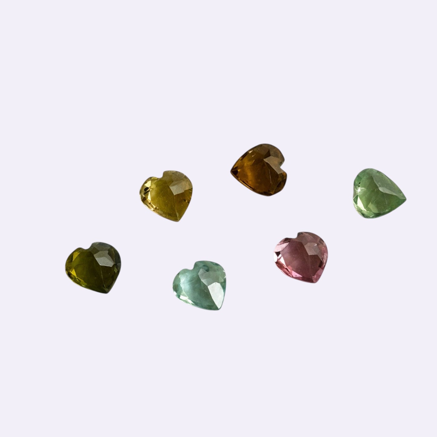 Natural Tourmaline – approx. 0.60 ct | Heart Cut | Various colors (This item is sold individually)