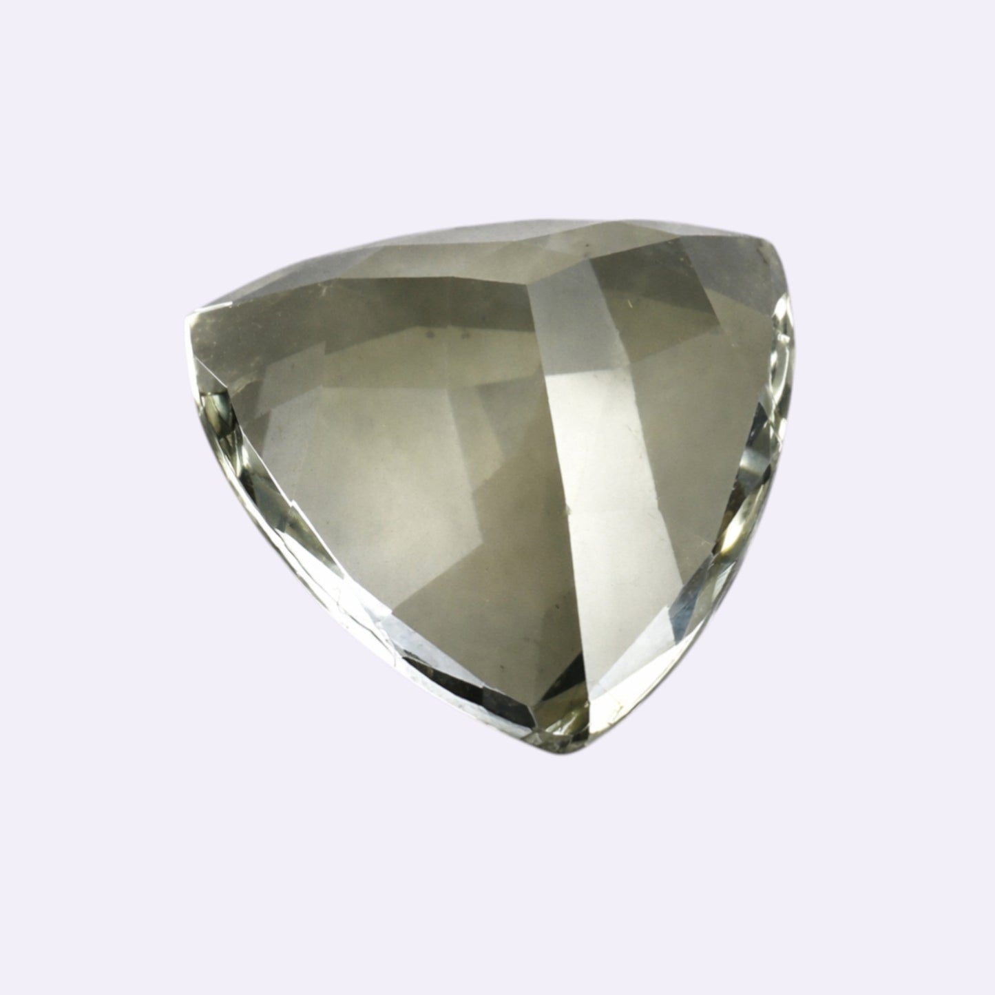 Natürlicher Beryll - 9,89 ct | Trillion Cut | Hellgrün