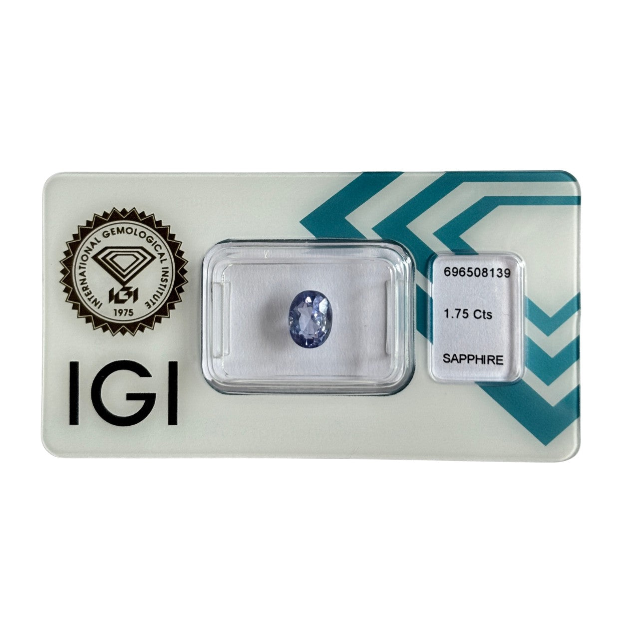 Natürlicher purpur-blauer Saphir, Oval Mixed Cut, 1,75 ct, zertifizierter Edelstein für hochwertigen Schmuck.