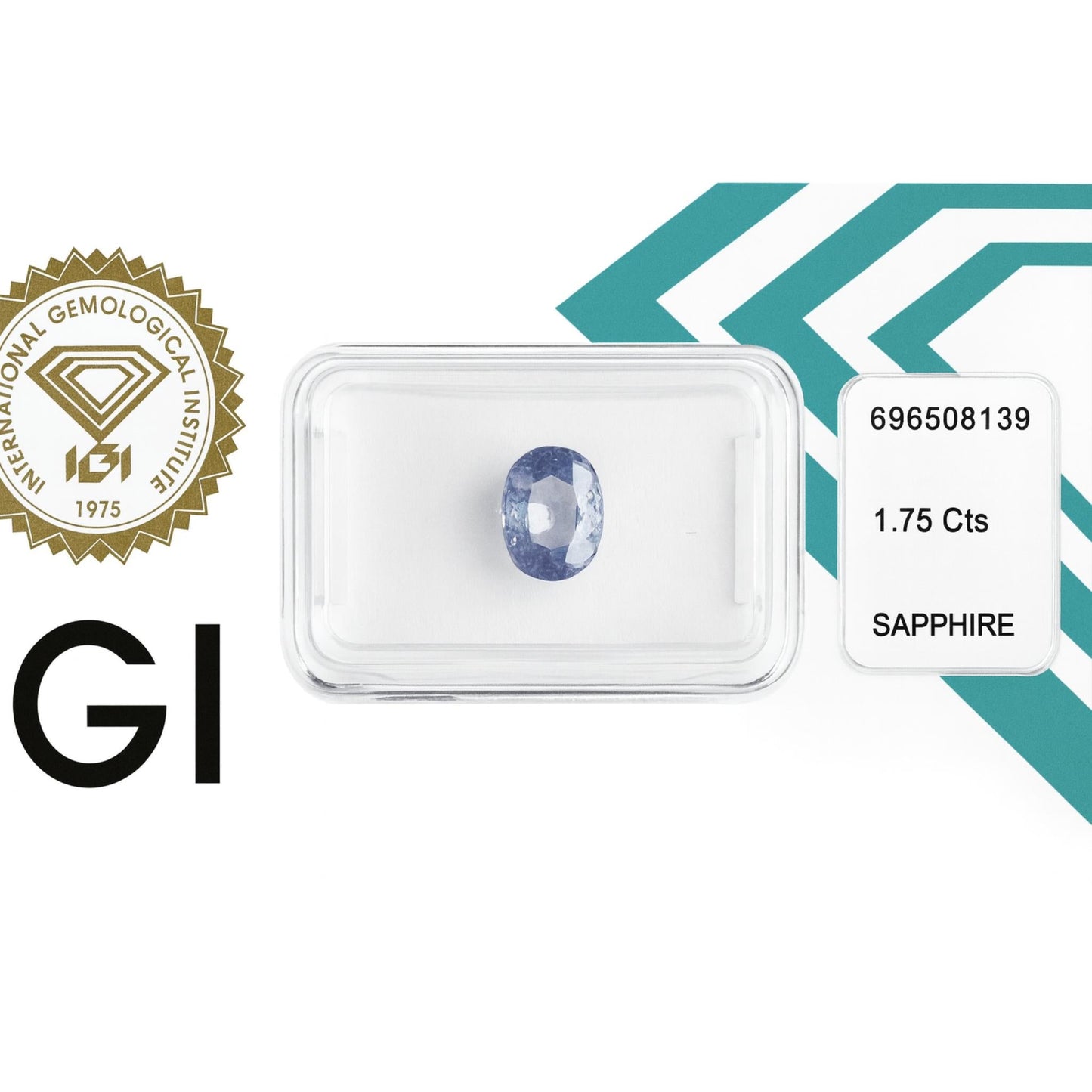Natürlicher Saphir - 1,75 ct | Oval Mixed Cut | Purpur-Blau