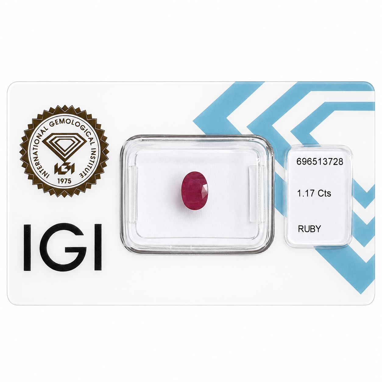 Natürlicher Rubin - 1,17 | Oval Mixed Cut | Tief Purpurn Pink-Rot