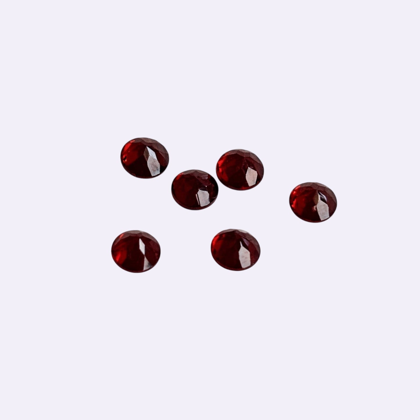 Natürlicher Granat - 0,37 ct | Rund | Rot