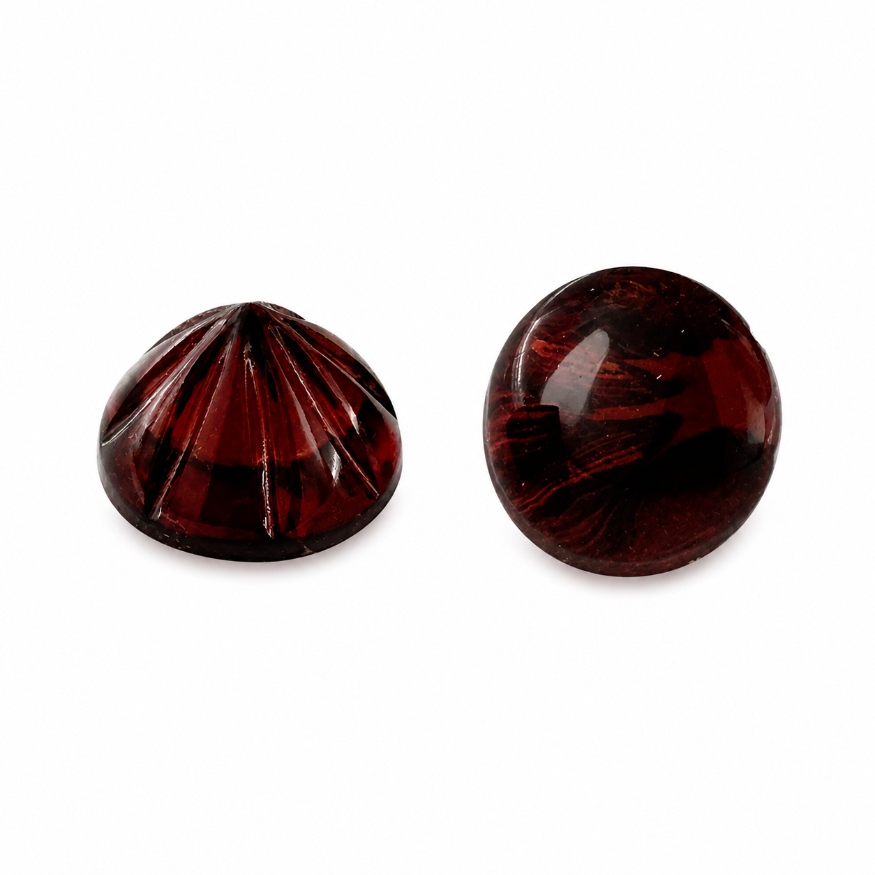 Natürlicher Granat - 1,55 ct | Flower Cut | Rot