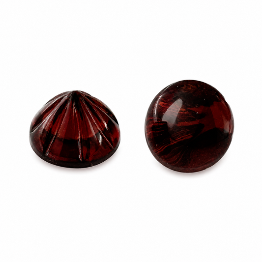 Natürlicher Granat - 1,55 ct | Flower Cut | Rot
