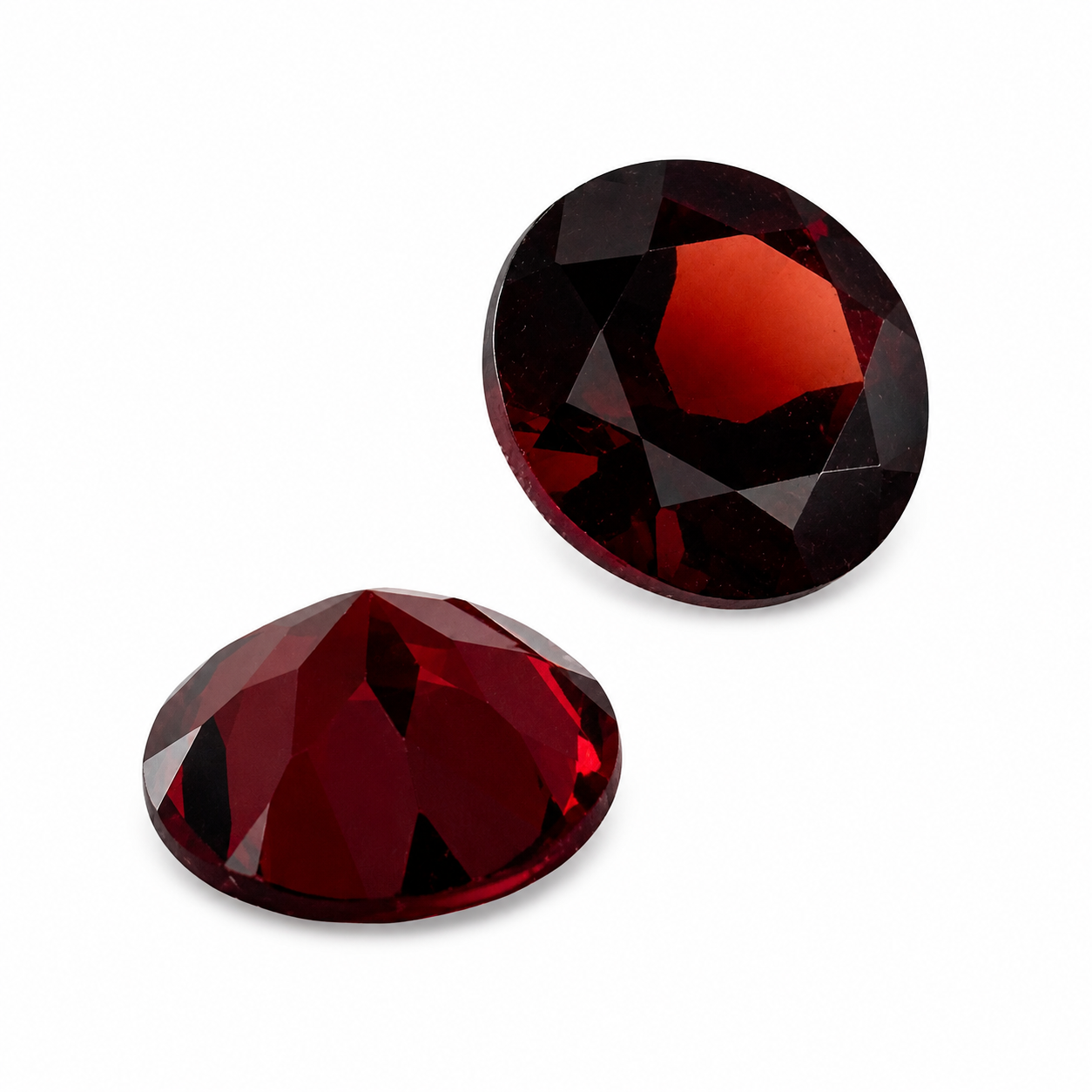 Natürlicher Granat - 2,22 ct | Rund | Rot