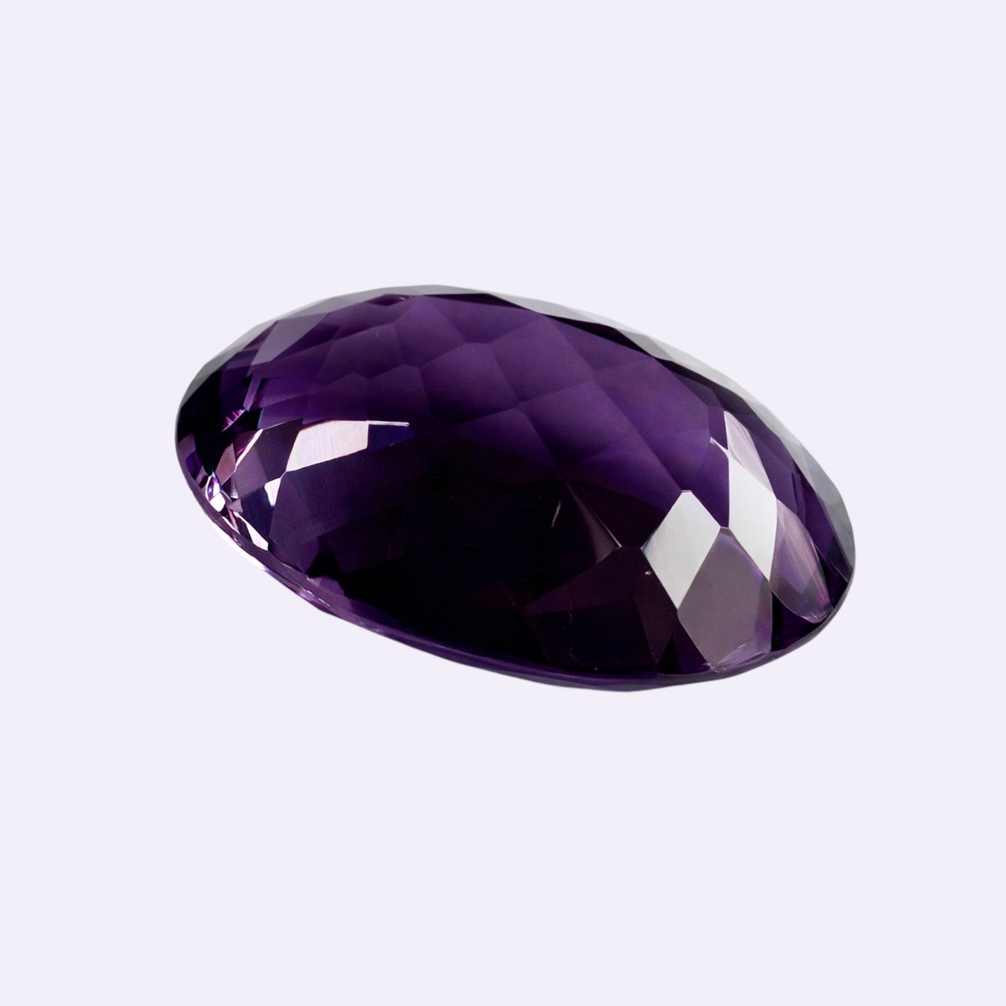 Natürlicher Amethyst – 30,50 ct | Oval | Tief Violett