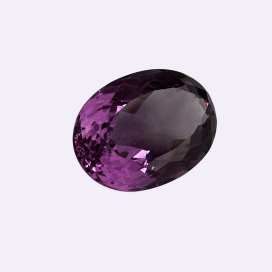 Natürlicher Amethyst – 30,50 ct | Oval | Tief Violett