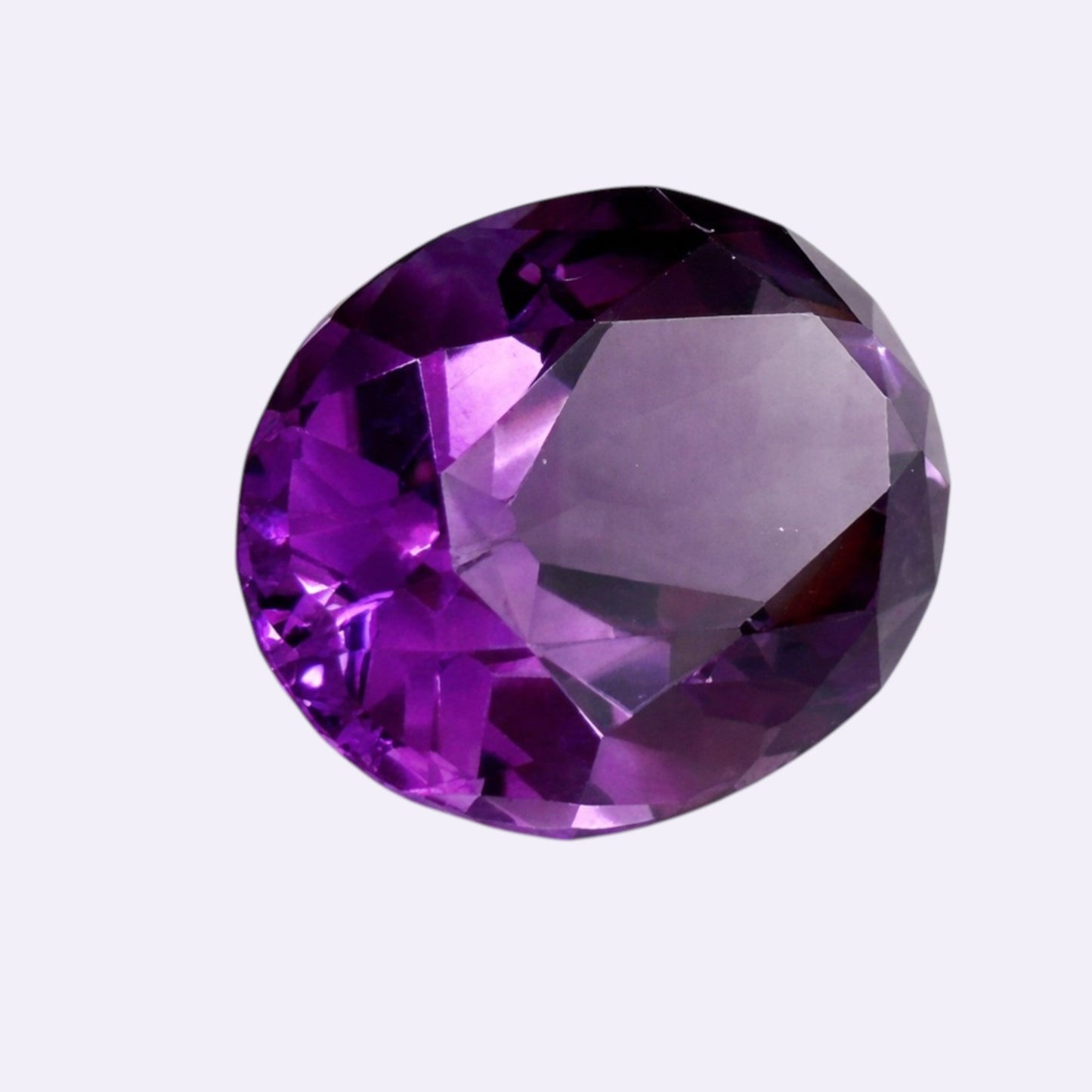 Natürlicher Amethyst – 11,32 ct | Oval | Tief Violett