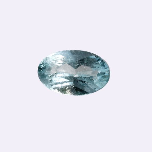 Natürlicher Aquamarin – 0,21 ct | Oval | Hellblau