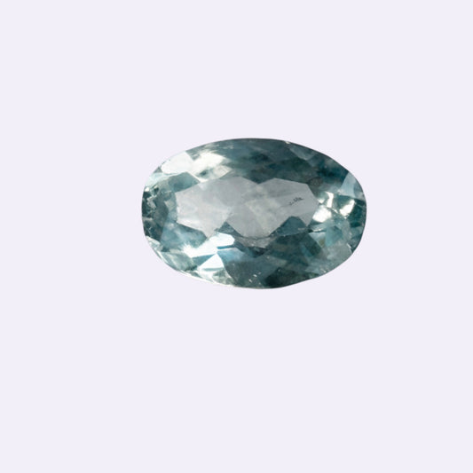 Natürlicher Aquamarin – 0,43 ct | Oval | Hellblau