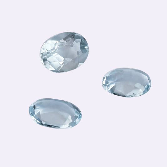 Natürlicher Aquamarin – 0,71 ct | Oval | Hellblau