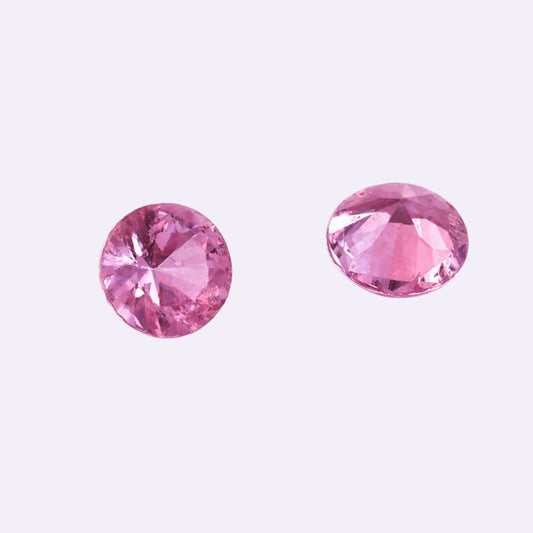 Natürlicher Saphir - 1,16 ct gesamt | Rund | Pink