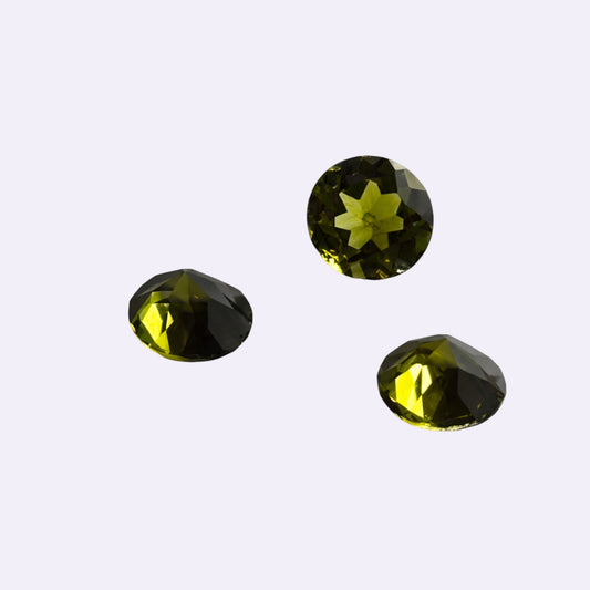 Natürlicher Turmalin – ca. 0,23 ct | Rund facettiert | Grün