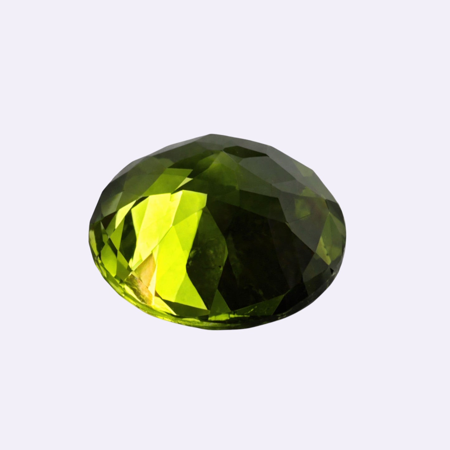 Natürlicher Peridot - 18,80 ct | Rund | Hellgrün